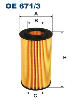 Yag Filtresi Passat Jetta III Golf V Toledo III Octavia Leon Altea Altea XL A3 A4 A6 2,0 FSI / TFSI | FILTRON OE 671/3 | OEM 06D115466 06D115466 06D115562 06D198405 06D115562 06D198405