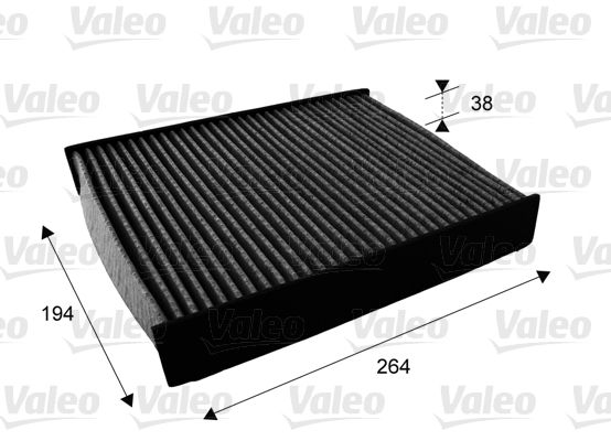 Polen Filtresi Megane III Scenic III Trafic III Vivaro NP300 (Karbonlu) | VALEO 715672 | OEM 272771128R