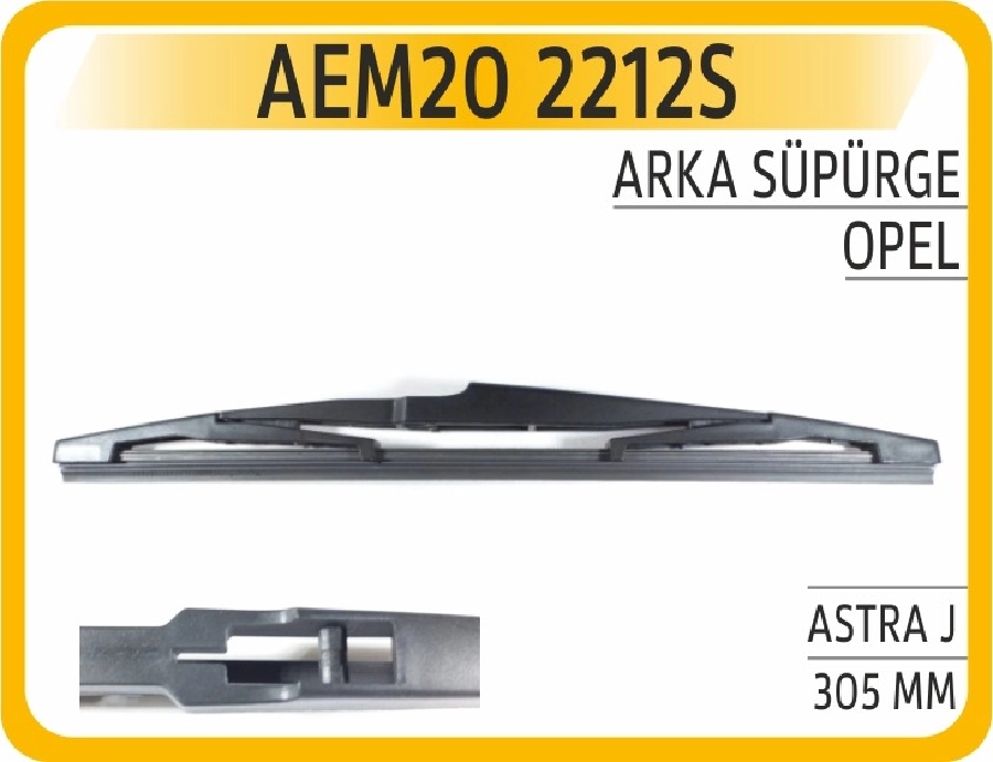 Silgi Paleti Arka 305 2000 Astra J | OEM AEM202212S
