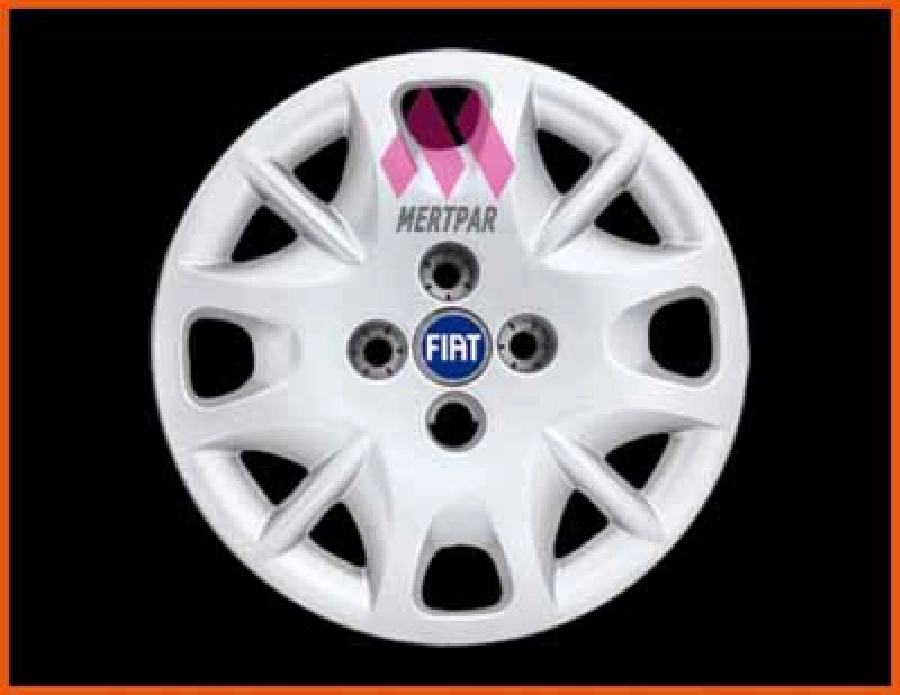 Jant Kap 13J (Ad) - Palio Yeni Model*** Kırmızı Logo *** 46768732 | OEM F012K