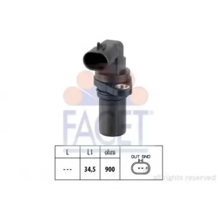 Devir Sensor Alfa 147 156 Spider 1.6 / 1.8 / 2.0 | FACET 9.0389 | OEM 46798363