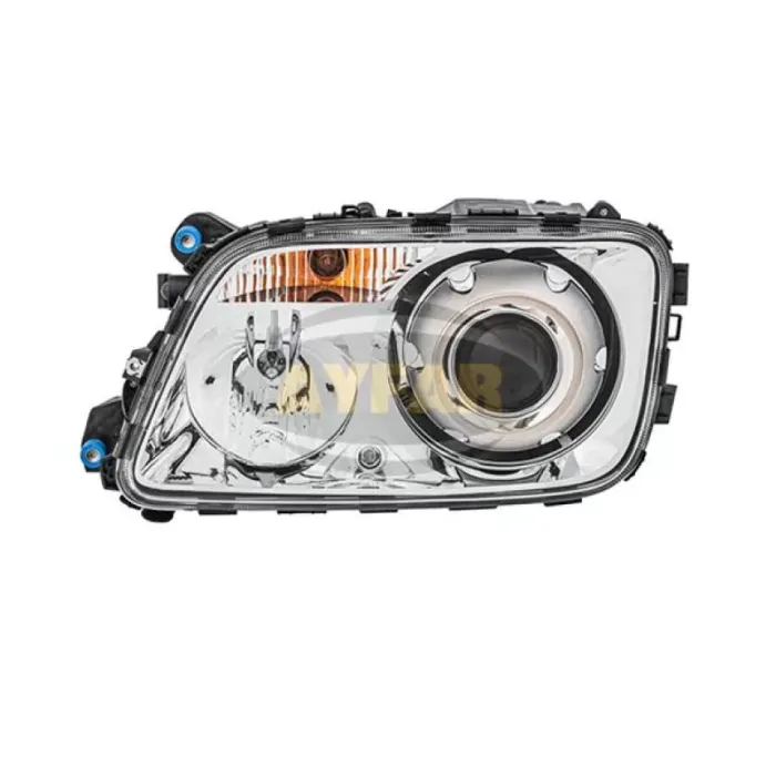 Far Komple Mercekli Sol Manuel – Halojen Ampullu Mercedes Actros MP3 (2008-2014) | AYFAR 505876 | OEM 9438202261 9438206361