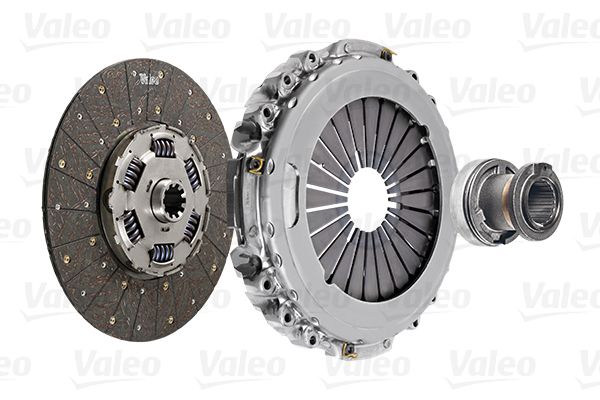 Debriyaj Seti 430 Mm Mercedes Axor OM457 Euro 3 (Uzun Rulman+Baski+Balata ) | VALEO 827025 | OEM 0012509701 0182509101 0182509901-9062500003