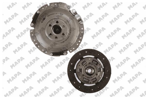 Debriyaj Seti Rulmansiz Polo Classic 1,6 Aft 97> 9 Delik 210MM | MAPA 001210 509 | OEM 027141025T 032141032CX