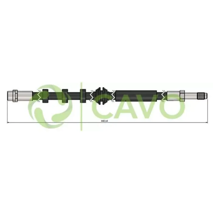 Arka Fren Hortumu A4 08>15 A5 10>17 Q5 09>17 | CAVO C900 655A | OEM 8K0611775D 8K0611775D 8K0611775F 8K0611775J 8K0611775F 8K0611775J