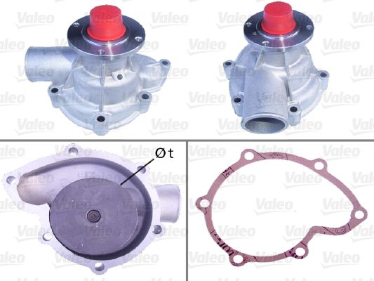 Devirdaim Pompasi Bmw E12 E23 E24 E28 E32 | VALEO 506249 | OEM 11511312539 11511312539 11511312129 11511720881 11511312129 11511720881