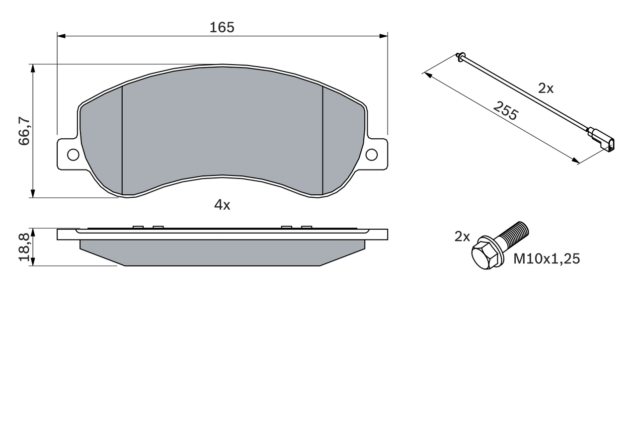 On Fren Balatasi Transit V347 06 /> V347 155PS A,CEKER 11 /> Vw Amarok 2,0TDI 10> Fisli | ART A03.1954 | OEM 6C11 2K021 AB 2H0698151A 2K021 2H0698151A