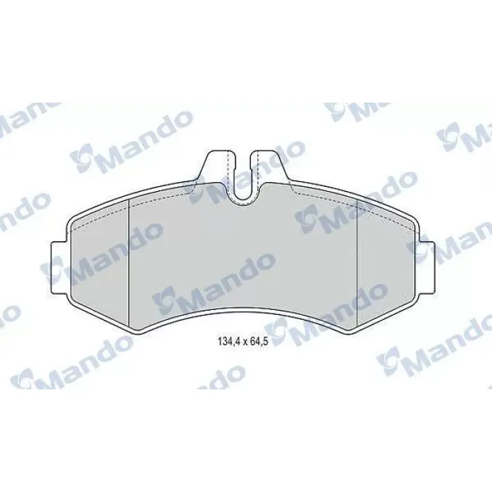Balatamercedes Benz 5-Class 1996 - 2003, Vito 1996 - 2003]Shimli (R90_Var) | MANDO MBF015660 | OEM A0034205420