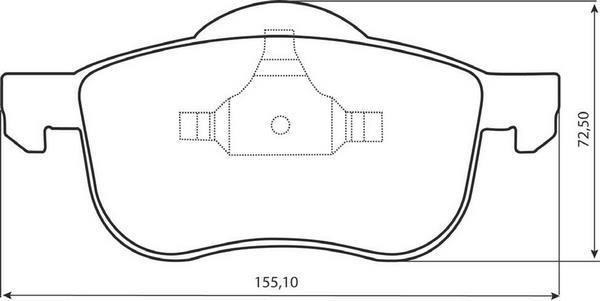 On Fren Balatasi Volvo S60 01>S80 98 06 V70 I II 97> XC70 00> | BREMBO P86016 | OEM 8634921 8634921 31262506 86349214 30648387 2724011 31262506 86349214 30648387 2724011