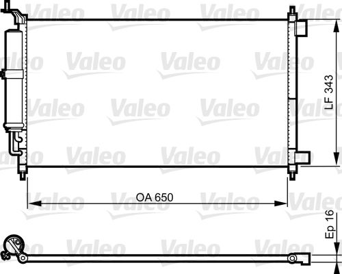 Klima Radyatoru Juke 1.6 Dig (MR16) 10> | VALEO 814221 | OEM 92110EW80A