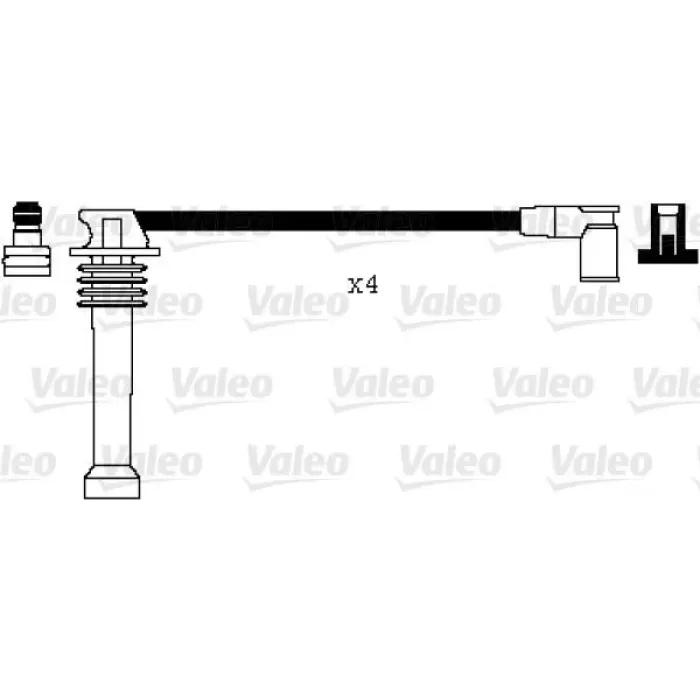 Buji Kablosu Takim Mondeo III 00>07 Mazda 6 1,8 / 2,0 16V 00>06 | VALEO 346104 | OEM 1119840 1119840 1119841 1119842 1119841 1119842