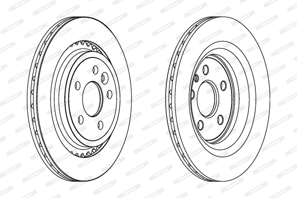 Arka Fren Disk Aynasi Havali S60 II (134) 10>15 S80 II (124) 10>16 V60 I (155, 157) 10>15 V70 III (135) 10>15 XC70 II (136) 07>16 | FERODO DDF1681C | OEM 30736316