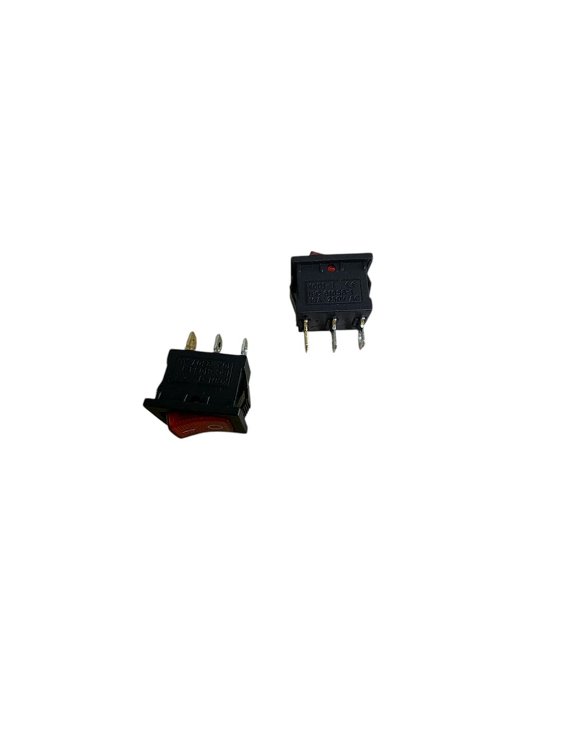 Açma Kapama Anahtarı Ledli Dikdörtgen Kırmızı (20MMX15MM)
