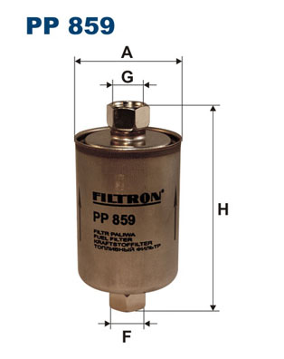 Yakit Filtresi Land Rover Defender Discovery Range Rover II Jaguar Xj XJ308 XJ350 Chevrolet Tahoe Silverado Rover | FILTRON PP 859 | OEM ESR 4065 02C2C4163 25055129 8250550520 02C2C4163 25055129 8250550520