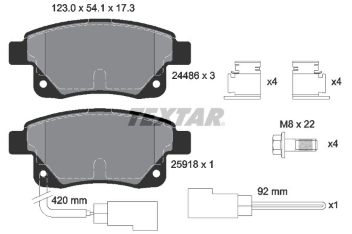 Fren Balatası Ford Transit | OEM 1371454