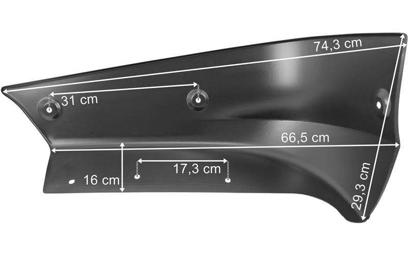 Karlık Metal İveco X-Way Sağ | OEM 5802409073