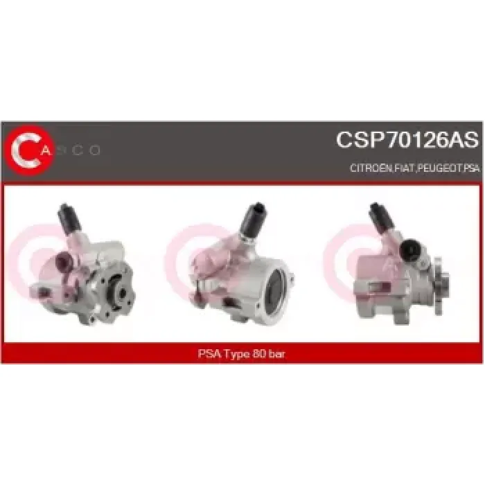 Hidrolik Direksiyon Pompasi P405 Xsara P306 P205 J5 P309 Zx C25 Berlingo Partner TU3JP TU5M (Flansli) | RAMSAN 211021 | OEM 4007V7