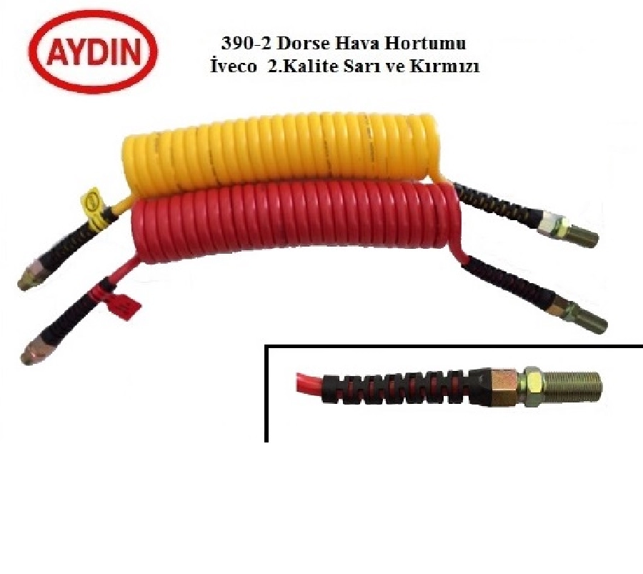 İveco Dorse Hortumu Sarı ve Kırmızı 2.KALITE | OEM AYD390-2