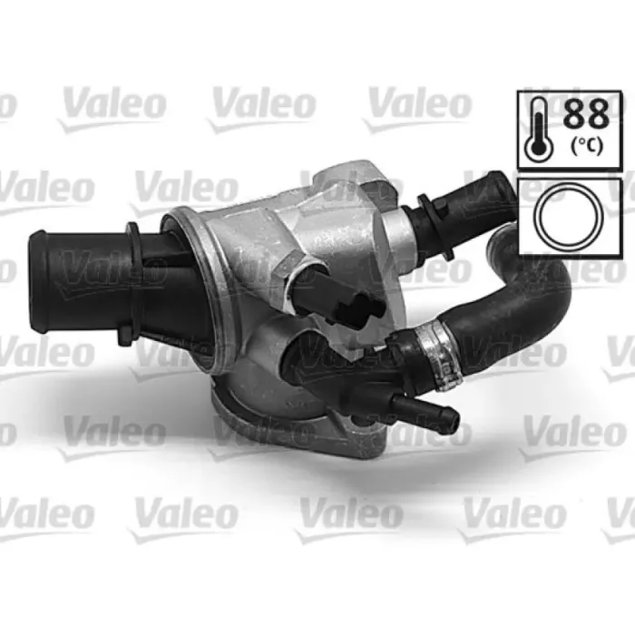 Termostat Fiat Croma 1.9 JTD Stilo 1.9 JTD Bravo II 1.9 D Multijet | VALEO 820578 | OEM 0055181512 0055181513 0055189843