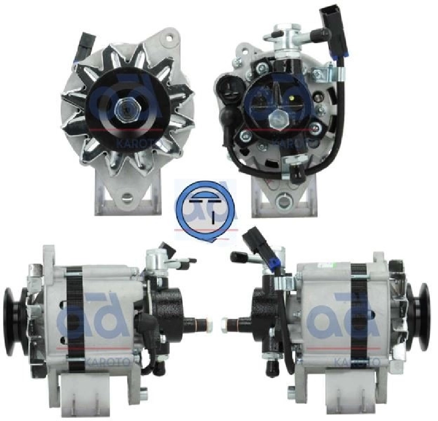 Alternatör 12V. 70A Hitachi Tipi Peugeot J9 Premıer Isuzu Nkr 2,8 Dizel 1985 ve sonrası Opel Tek Kasnak Vakumlu Alt | OEM WUT.1101.0553