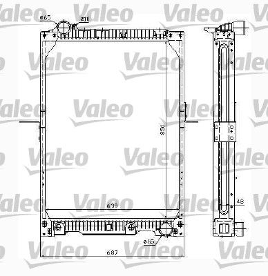 Motor Radyatoru Mercedes Sk 1844 / 2044 / 2544 / 2644 92 96 | VALEO 732996