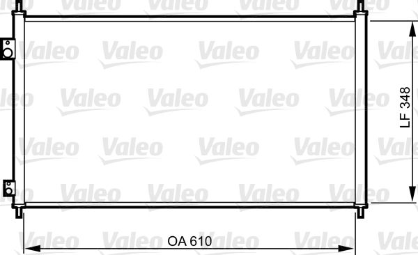 Klima Radyatoru Honda Civic 1,4 1,6 2001 2005 | VALEO 817780 | OEM 80110S6DG01