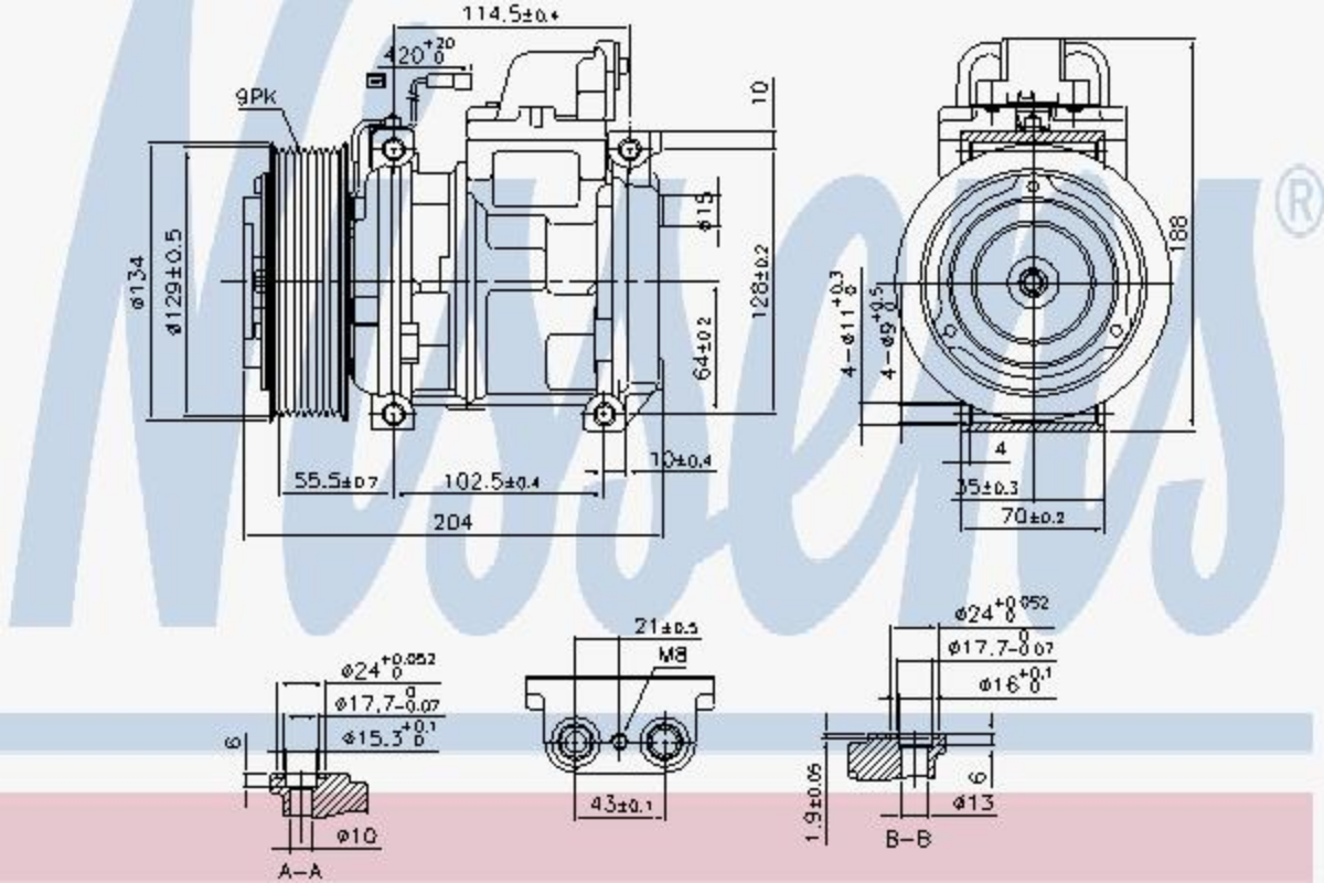 Klima Kompresörü Actros | OEM A5412301011
