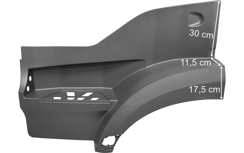 Basamak Komple Arocs Izgaralı Sol | OEM 9606667203