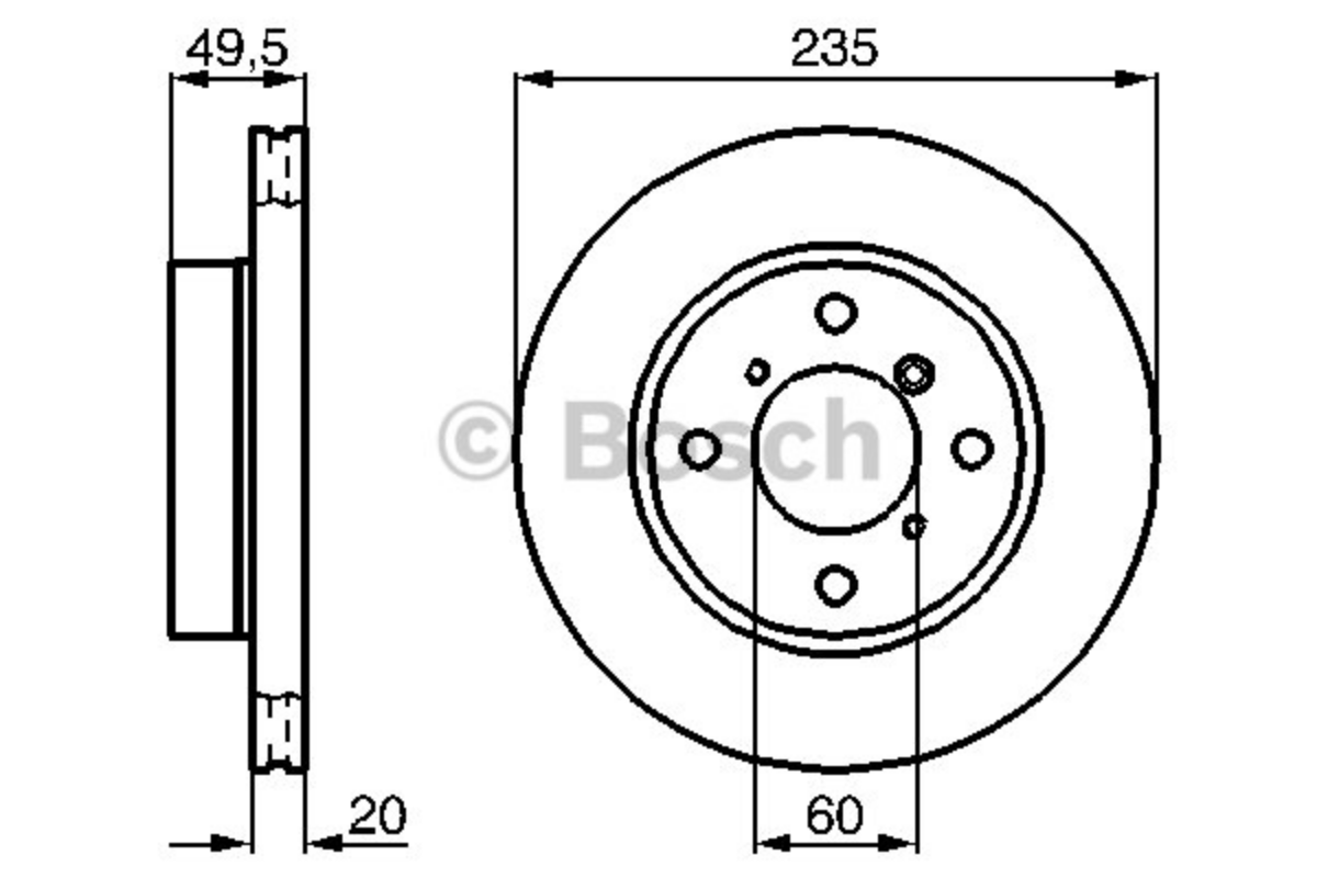 Fren Diski (Fren Tertibatı) | OEM 55311 61G00 000