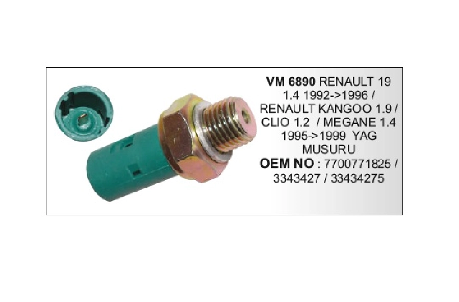 Müşür Yağ - Kangoo-Renault 19 | OEM VM6890