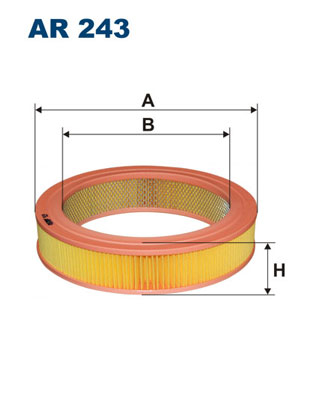 Hava Filtresi Mazda Fe F8 626 88>91 | FILTRON AR 243 | OEM F801-23603