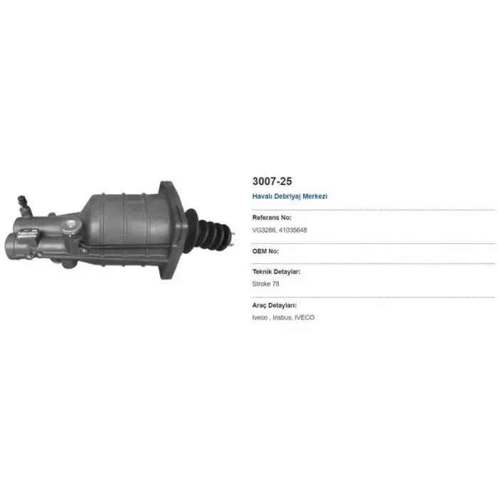 Debriyaj Alt Merkezi - Iveco / Eurocargo 120/130/150/180 00>15 | MAY 3007-25 | OEM VG3286 41035648
