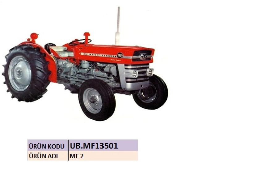 Branda Kaporta Traktör - Kamuflaj MF135 | OEM UBMF13501