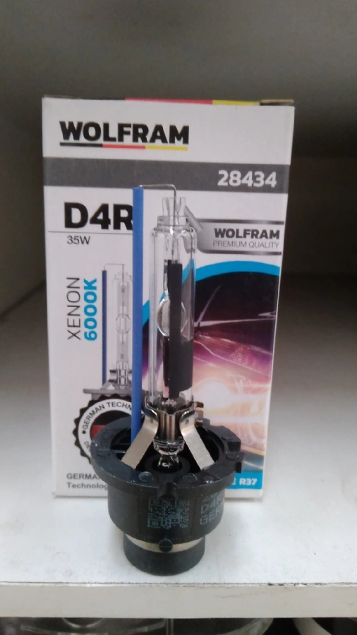 Ampul 12V D4R 35W P32d-6 Xenarc 6000K Mavi Çubuk | OEM 28434