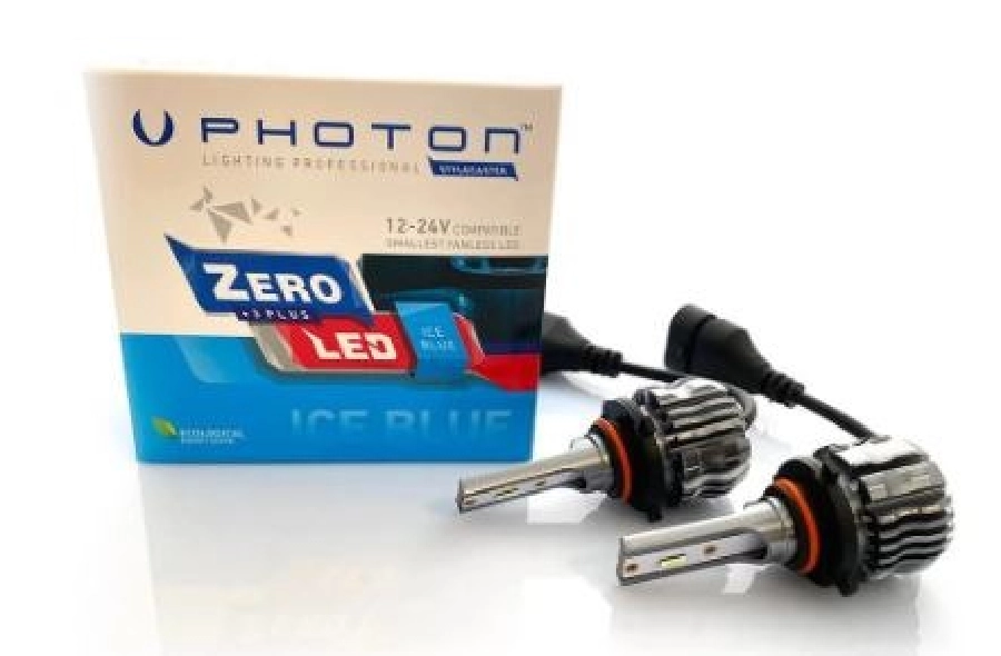 LED Far Ampulü Zero HB4 9006 Ice Blue + 3 Plus Fansız LED 12V-24V | OEM ZR3726IB