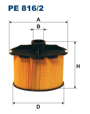 Mazot Filtresi Partner P206 P306 Berlingo Jumpy Xsara Scudo DW8 / DW8B (01 08) Corolla 00 02 1,9D 98 | FILTRON PE816/2 | OEM 190649