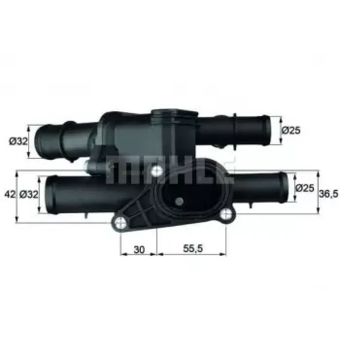Termostat 105° Manuel Komple Musurlu Bfq Avu Bora Golf Octavia 1.6 | MAHLE TM1105 | OEM 06A121111