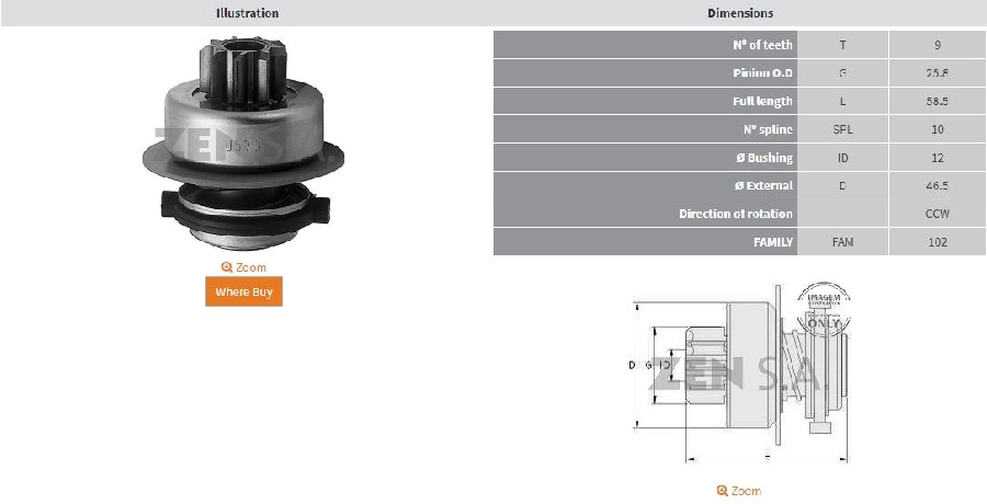 Mars Dişlisi 9 Dış Volkswagen Golf - Passat - Jetta, Seat Cordoba (CCW) | OEM 01694