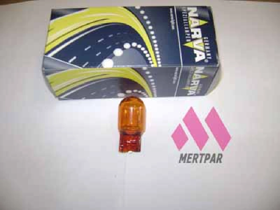 Ampul - Dipsiz Tek Filaman 21W 12V Sarı = Turuncu | OEM 17629(3000)