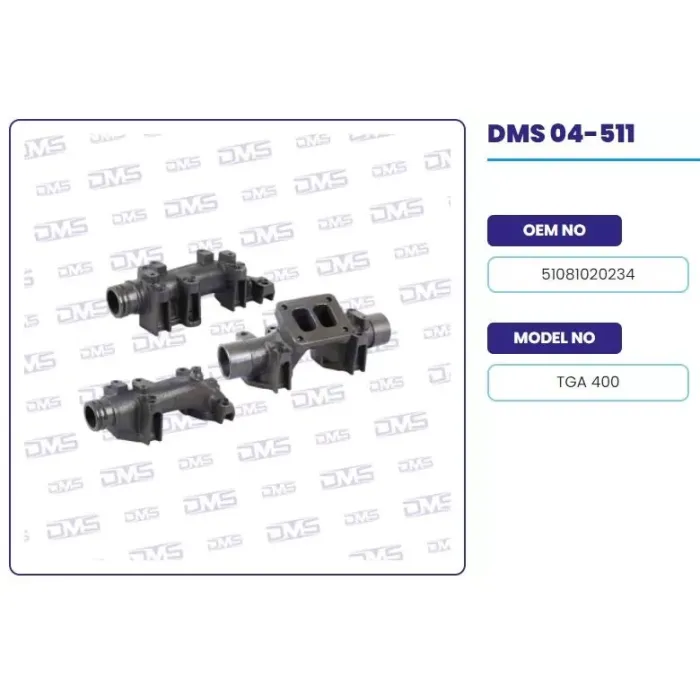 Egzoz Manifoldu Takim MAN TGA 400 | DEMOSAN 04-511 | OEM 51081020234-51081020234