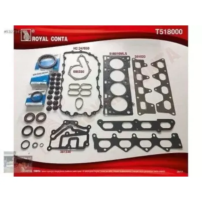 Motor Takim Contasi Keceli Laguna II 2,0 16V F4R | ROYAL T518000 | OEM 7701471278