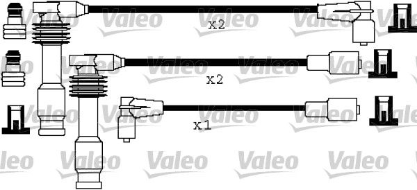 Buji Kablo Takimi Vectra A 89>95 Calibra A 89>97 18SV - C18NZ - E18NVR - C18NZ - 20NE - C20NE | VALEO 346194 | OEM 1612611