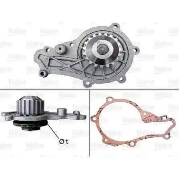 Devirdaim (Su Pompasi) P207 P308 P3008 P5008 P307 P407 Partner Berlingo C2 C3 C4 DV6 (1,6 HDI) Fucus 1,6TDCI Volvo 1,6HDI C3 III DS3 P207 P308 P3008 P5008 DV6C / DV6TED (1,6HDI 8V) | VALEO 506715 | OEM 3M5Q 8591 CA 1609417680 1201.G9 1609417680
