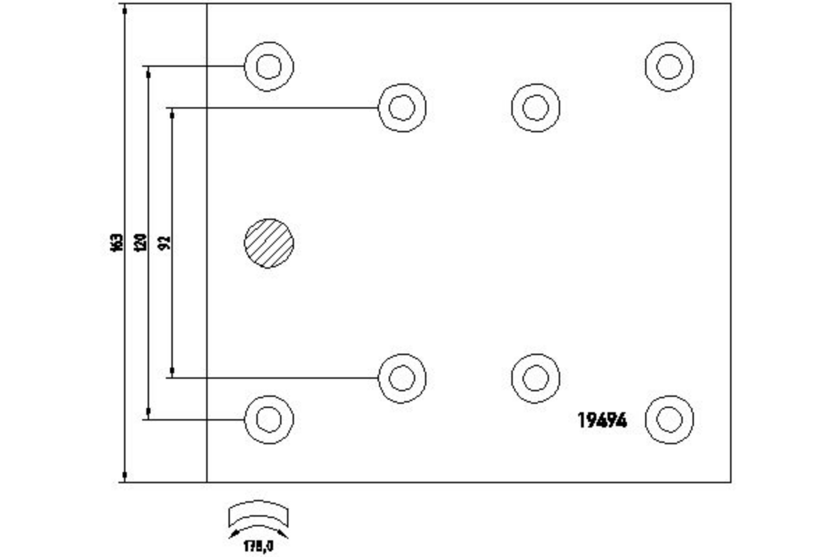 Fren Balatası Kampana Atego | OEM 3054210110