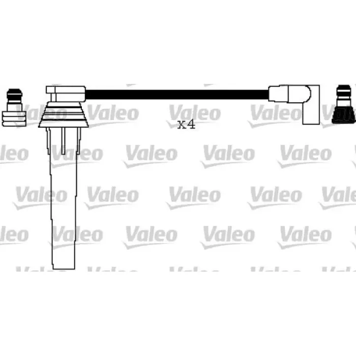 Buji Kablo Seti̇ Mini R50 R53 R52 16V (01>) | VALEO 346185 | OEM 12127513032 12127513032 12127513033 12127513034 7513032 12127513033 12127513034 7513032