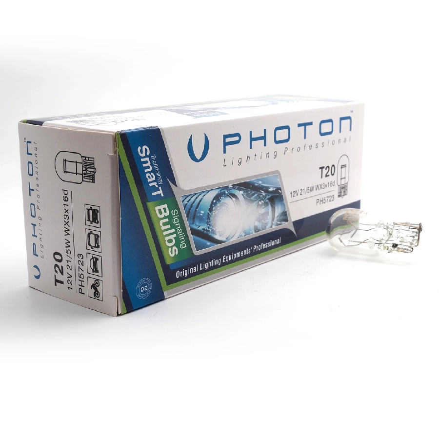 Ampul T20 W21, 5W 12V Dipsiz Çift Filaman Adet | OEM PH5723