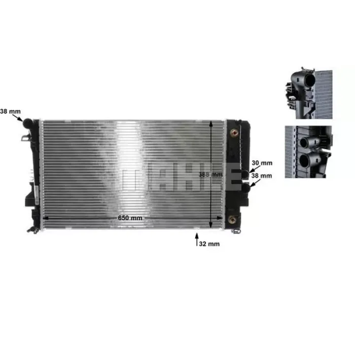 Motor Su Radyatoru Viano W639 03> Vito W639 03> | MAHLE CR 1173 000S | OEM A6395010701
