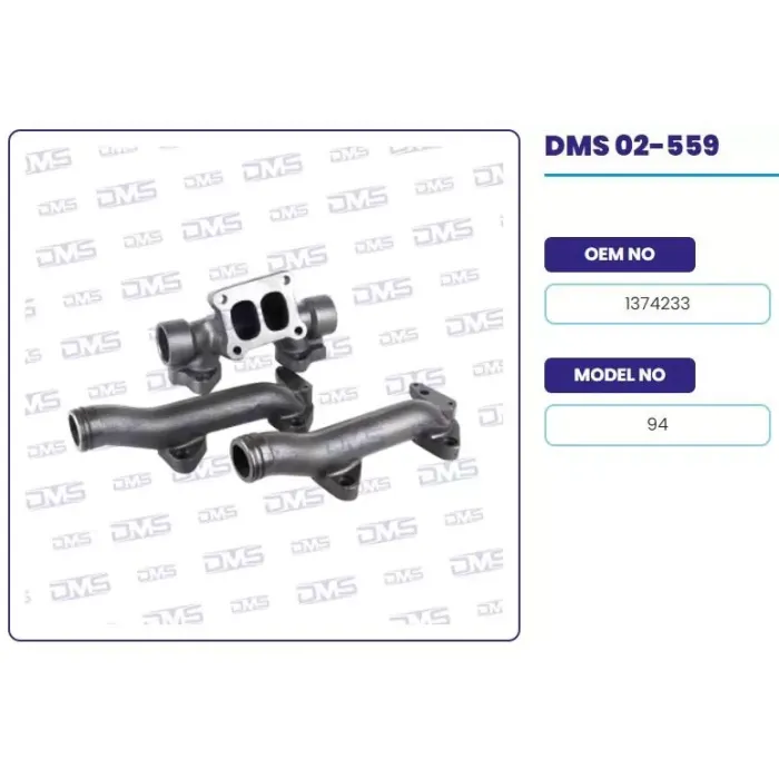 Egzoz Manifoldu Takim Scania P G R T 94 | DEMOSAN 02-559 | OEM 1374233-1428248