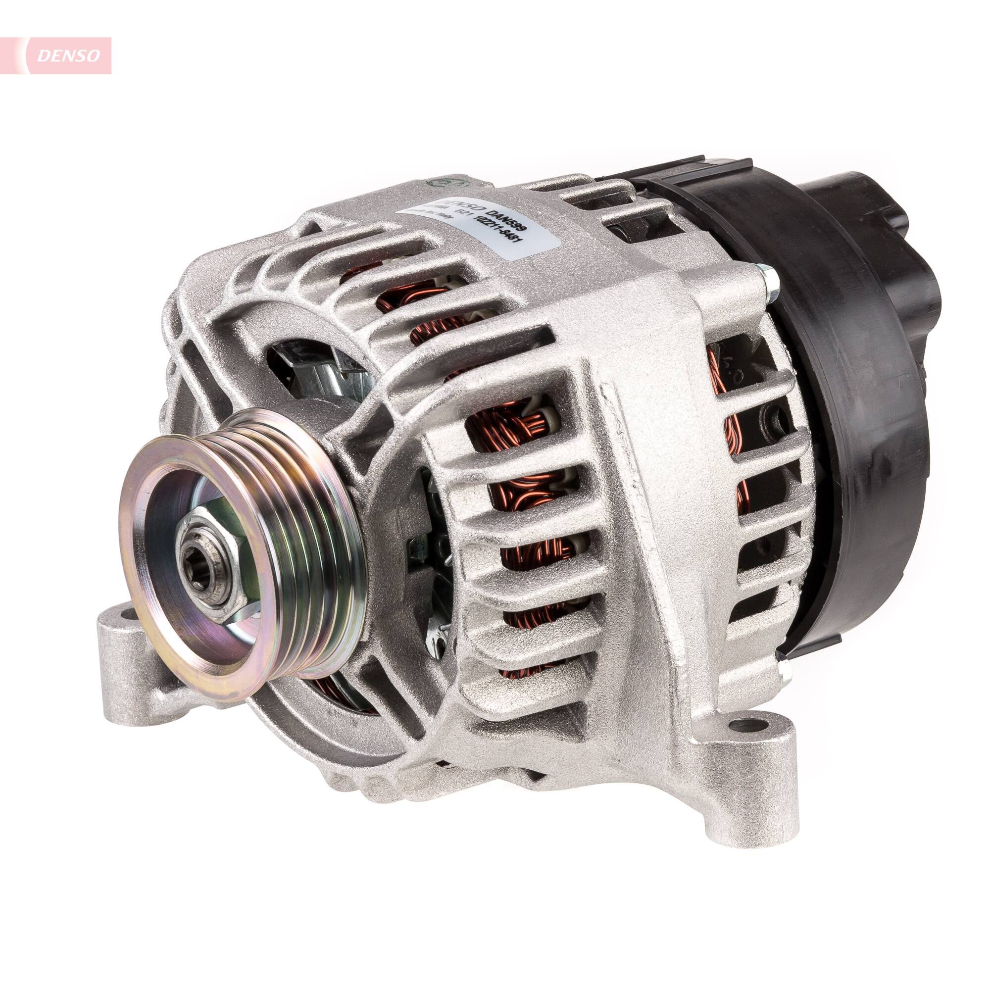 Alternator Bravo Linea Doblo 1,4 08> Albea 01> 09 Punto 99> 10 Grande Punto 05> 500 5 | DENSO DAN599 | OEM 51709132 9S5110346HA