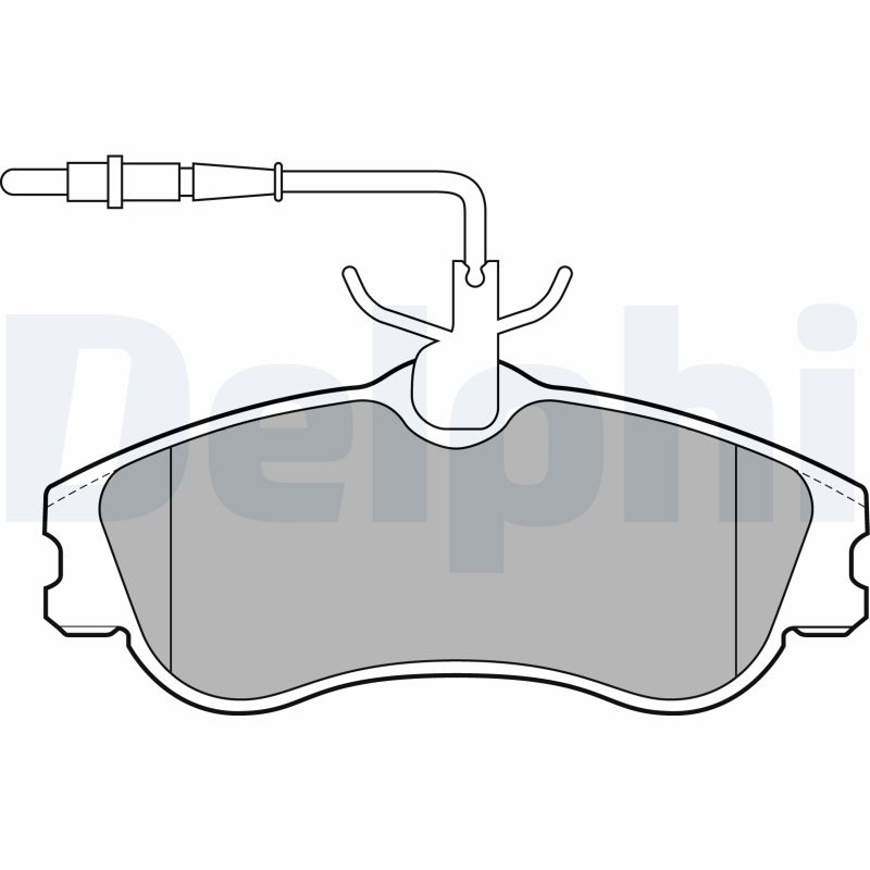 On Fren Balatasi Partner P306 Cabriolet / Sedan 1,8I 16V 2,0I Berlingo Xsara 1,8I,1,9D (< 03) Fisli | DELPHI LP1607 | OEM 4251.55 4251.54
